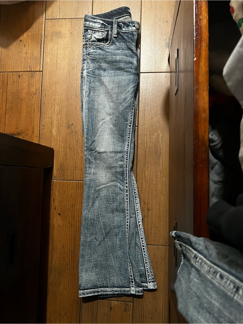 Miss Me Girls Faded Blue Denim Jeans